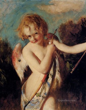  Cupid Canvas - Cupid William Etty